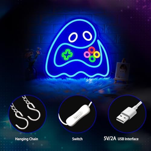 Game Neon Sign, Neon Signs for Wall Decor LED Signs Neon Light - Image 6
