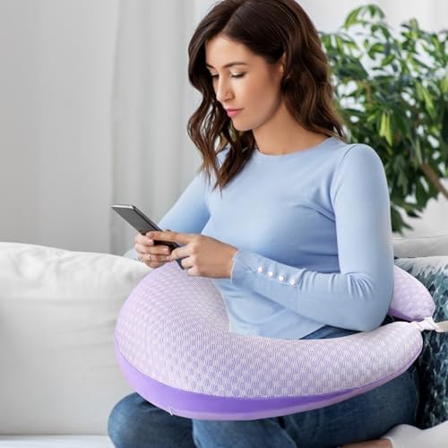 Reading Pillow for Gaming, Lap Desk Pillow for Sitting in Bed or Couch, Ergonomic Arm Support Pillows for Crochet, Crafting, Knitting,Playing & Working (23.6 * 22.8") by Unknown