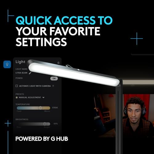 G Litra Beam Premium LED Gaming Key Light + C920X Pro Webcam Bundle - Image 3