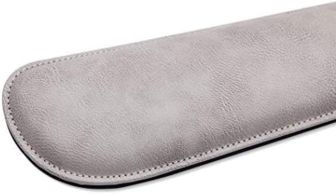 RICHEN Ergonomic PU Leather Keyboard Wrist Rest and Mouse Pad with Wrist Support, Memory Foam Set for Computer/Laptop,Gaming and Office, Comfortable for Easy Typing & Pain Relief (Gray White) - Image 5
