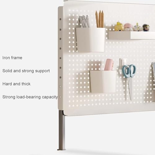 Desk Pegboards with Dual Monitor Stand and Privacy Panel - Modular Accessories for Office and Gaming - Image 3
