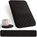 Ospelelf Keyboard Wrist Rest Ergonomic Mouse Pad with Wrist Rest, Arm Wrist Rest for Computer, Office and Gaming,Black by OspelelfOfficeSupplies