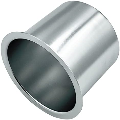 SEETOOOGAMES Jumbo Aluminum Drop-in Poker Table Cup Holder Insert (Pack of 2) (Silver) - Image 3