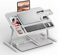 Potuopy Adjustable Laptop Lap Desk, X-Large Foldable Bed Table Tray by Potuopy