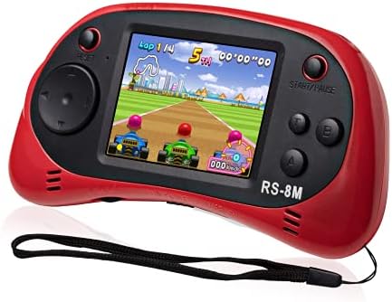 Kids Handheld Portable Video Game Player with 200 Games - 16 Bit 2.5 Inch Screen Mini Retro Electronic Machine for Boys Girls by EASEGMER