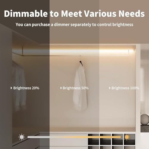 iNextStation Warm White LED Light Strip 16.4FT LED Lights (with DC12V Plug) - Image 4