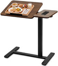 Adjustable Overbed Table with Wheels, Rolling Laptop Table for Bed & Sofa by Unknown