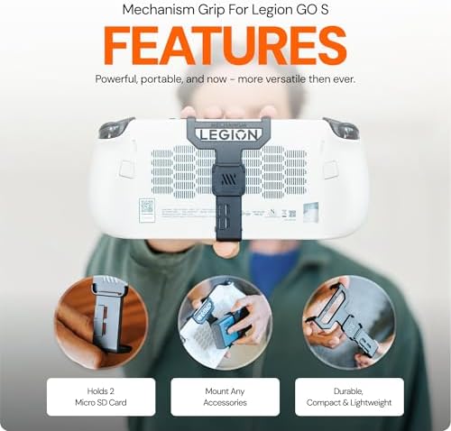 Mechanism Legion Go S Grip | Ergonomic Controller Grip for Lenovo Legion Go S | Premium Lenovo Legion Go Accessories for Comfort & Control | Must-Have Legion Go Accessory for Extended Gaming - Image 2