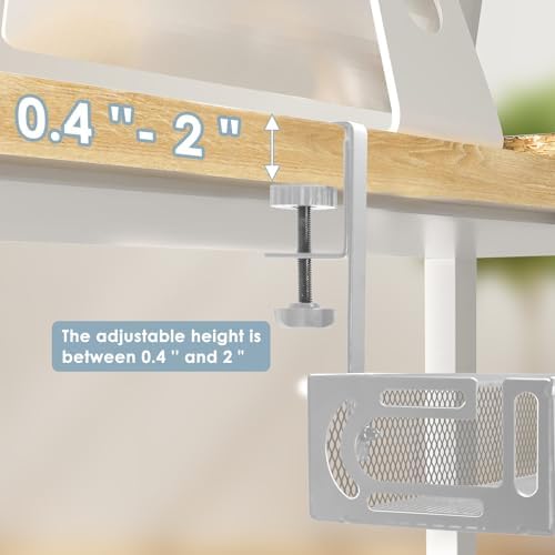 Cable Management, 2 Pack Cable Management Under Desk, Cable Tray - Image 4