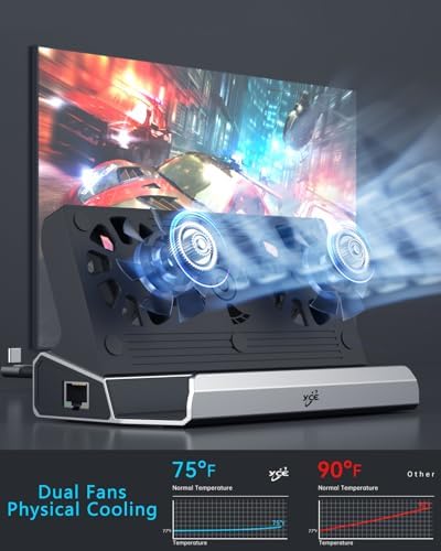 Handheld Gaming Console Dock with Dual RGB Fans, Supporting 4K at 60Hz - Image 7
