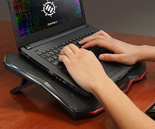 Accessory Power Enhance CRYOGEN 5 Laptop Cooling PAD RED - Image 2