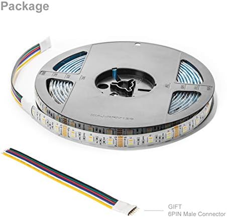BTF-LIGHTING RGBCCT LED Strip UL Listed 16.4ft 60LED/m 300LED DC12V IP65 - Image 6