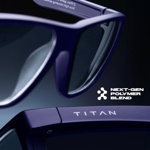 Titan Gaming Glasses, Blue Light Blocking, Night Driving Glasses for Men, Computer Protection, Gift for Gamers - Image 2