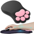 L-SPOUTTO Ergonomic Mouse Pad with Wrist Rest,Black Mouse Pad Wrist Support by L-SPOUTTO