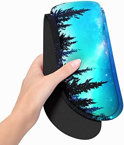 Dapesuom Enlarge Keyboard Wrist Rest, Memory Foam Wrist Cushion for Desk Mats Support, Cute Typing Pain Relief Keyboard Mouse Pad Rests Set with Non-Slip Base for Gaming Laptop Office Computer, Forest - Image 3