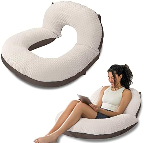 INSEN Reading Pillow, Back Pillow for Sitting in Bed and Couch, Gaming Pillow for Adults, Sit Up Support for Bed by INSEN