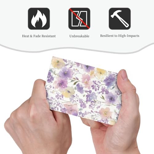 Decorative Light Switch Cover Plate Purple Floral Watercolor Wildflower 1 Gang No Device Single Blank Outlet Covers Wall Plate Switchplate Covers Dimmer Faceplate for Bedroom Decor - Image 6