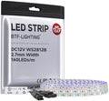 BTF-LIGHTING WS2812B LED Strip IC RGB 2.7mm 0807SMD DC12V 3.2FT 160LED/m by BTF-LIGHTING