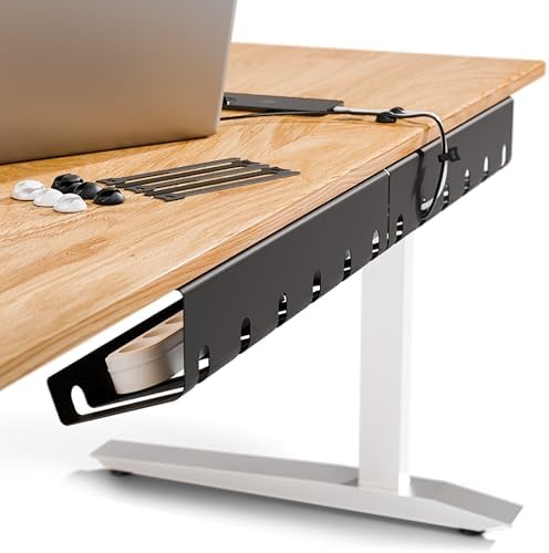 PAMO Cable Management Under Desk, Set of 3 - Black by pamo