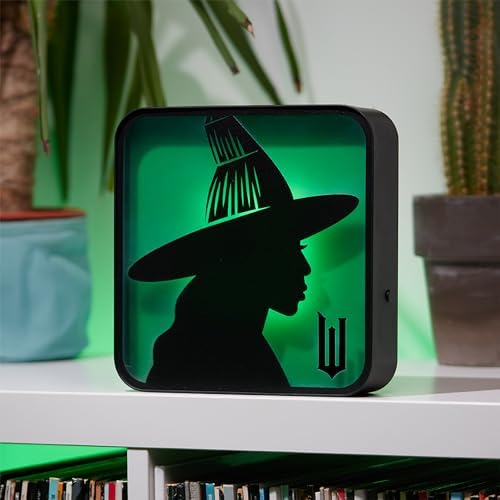 Numskull Official Wicked Acrylic Elphaba the Witch Desk Lamp Wall Light for Bedroom, Office, Home, Study, Work - for Fans of Collectible Movie Merchandise - Image 4