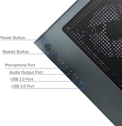 SKYESEV Gaming Desktop Computer PC,AMD Ryzen 5 5600,RTX3050 6GB,32GB DDR4 - Image 5