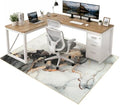 Anidaroel Office Chair Mat for Hardwood/Tile Floor, 48"x60" Desk Chair Mat for Office Gaming, Under Desk Rug for Rolling Chair, Anti-Slip Computer Chair Mats, Low-Pile Carpet Protector Rug by Anidaroel