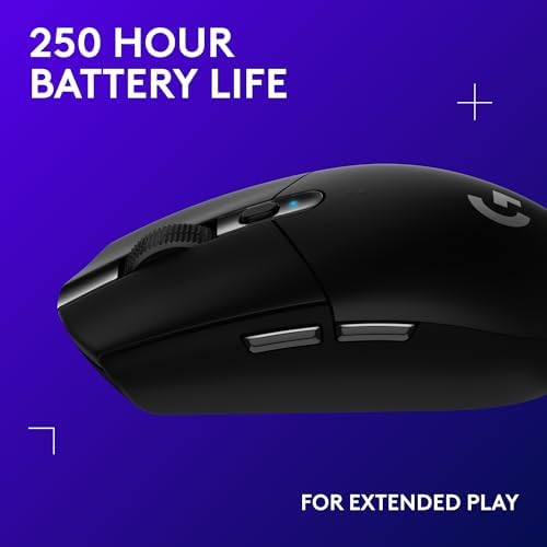 Logitech G305 Lightspeed Wireless Gaming Mouse - Black - Image 4