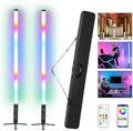 2 Pack 360 RGBW Tube Light Bar Rechargeable D40 5ft DJ Lights Professional Party Light Sticks for Outdoor Performance Live Stream Wedding Event Lighting by TAOXIRGB
