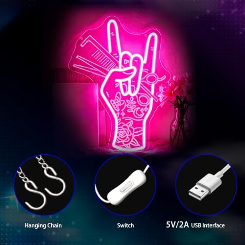 Neon Sign, Hair Salon Neon Signs for Wall Decor LED Sign Neon Light - Image 5