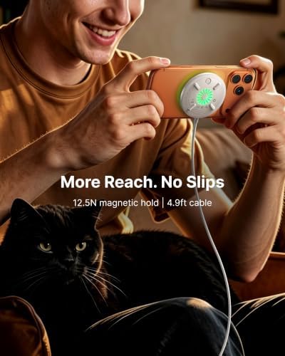 INIU Magnetic Wireless Charger, Qi2 15W Fast Charging Pad Travel Charger - Image 5