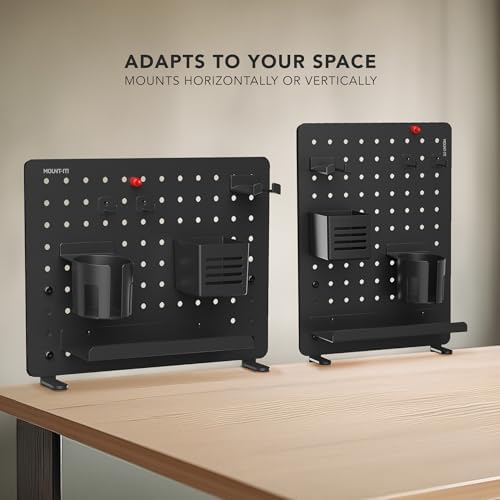 Mount-It! Clamp-On Magnetic Pegboard Organizer, 16.5x15.9 - Image 6