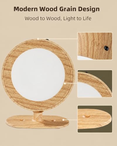 Rechargeable Wall Sconces with Remote, Magnetic Wall Lights, Wood 1 Pack - Image 6