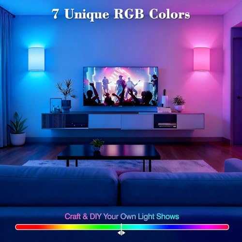 Battery Operated Rechargeable Wall Sconce Set of Two with 10000mAh Battery - Image 4