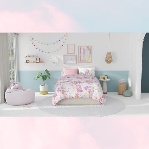 Franco Peppa Pig Kids Bedding Super Soft Comforter and Sheet Set with Sham, 7 Piece Full Size, (Officially Licensed Product) - Image 6