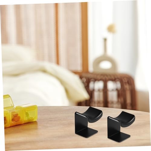 NUOBESTY 2pcs Under Desk Headphone Stand Hanger Adhesive Hook for Gaming Headsets Universal PC Headphone Holder Space-Saving Design for Gamers - Image 6