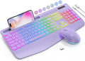 SABLUTE Wireless Keyboard and Mouse Combo, 9 Backlit Effects, RGB, 2.4GHz by SABLUTE