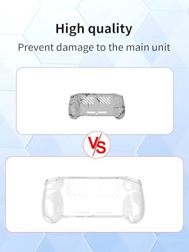 Case for Anbernic RG557 5.48 Inch Handheld Gaming Console,BOVUGAC High Transparency Soft TPU Shockproof-Clear - Image 5