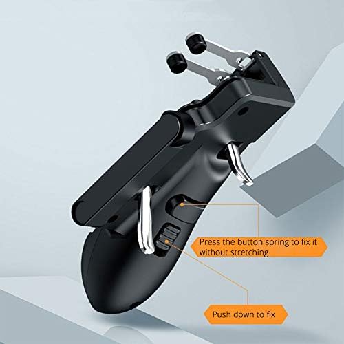 PUBG Controller for iPad, 4 Triggers [6 Finger Operation] Sensitive Shoot Aim Trigger Gamepad Grip, Support 9.7-12.9 inch iPad & Tablet (Thickness < 10mm) - Image 6
