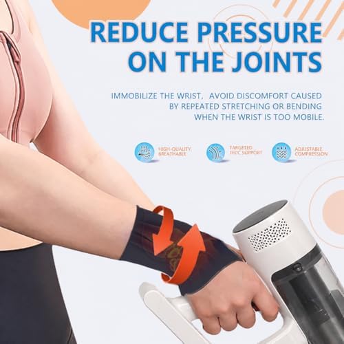 Wrist Brace,Wrist Support for Carpal Tunnel Pain Relief,Ulnar Brace Ultra-Thin Elastic for Tear,Wrist wraps Repetitive Wrist Use Injury,Fits Both Wrists - Image 5