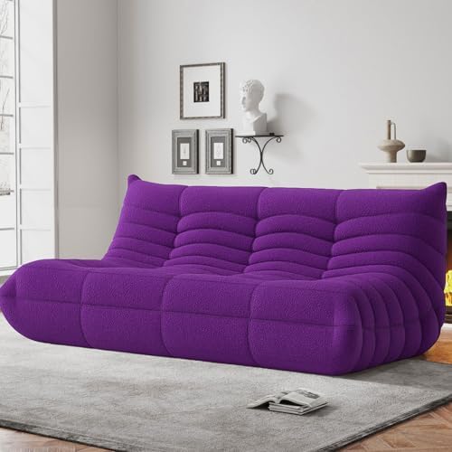 WHGBJA Oversized Bean Bag Chair for Adults with Memory Foam 3 Seater Couch | Floor Sofa Couch for Gaming, Reading, Bedroom, Living Room, Comfy, Boneless, Ergonomic by WHGBJA