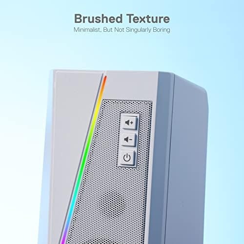 Redragon GS520 Wired 2.0 Channel Stereo Sound Desktop RGB Computer Speakers - Image 6