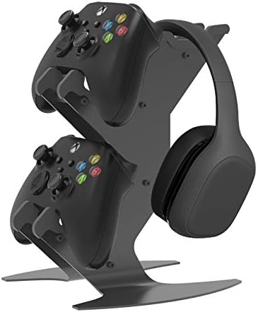 NBCP Controller Holder, Game Controller Rack Headset Stand for Xbox Series X S/Xbox one / PS5 / PS4 / NS/PC/Headset, Aluminum Metal Mount Universal Organizer for Video Game Accessories by NBCP