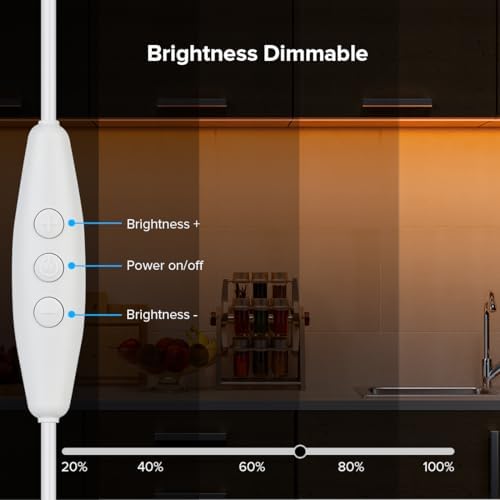 BTF-LIGHTING 5V USB COB LED Strip Lights 6.56FT Orange Color for TV - Image 5