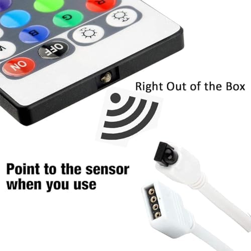 44 Key RGB LED Light Strip Remote Controller Led Light Remote Replacement for SMD 5050 2835 3528 Led Strip Lights - Image 7