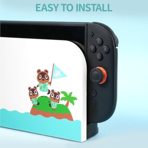 TIKOdirect Faceplate Cover for Nintendo Switch 2 Charging Dock, Hard PC Slim Shell Anti-Scratch [No Screwdriver Installation] Faceplate Protection Shell Case for Switch 2 Dock, Animal Crossing - Image 2