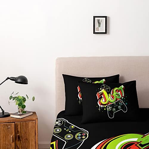 3D Print Paiting Gamepad Duvet Cover Set Gaming Comforter Cover Twin Size Bed Set Gamer Beddings Boy Kid Bedroom Decorations - Image 2