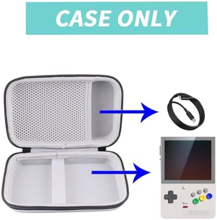 Hard Carrying Case Compatible with Retroid Pocket Classic/Retroid Pocket Flip 2/ Flip Retro Game Handheld Console (Grey) - Image 5