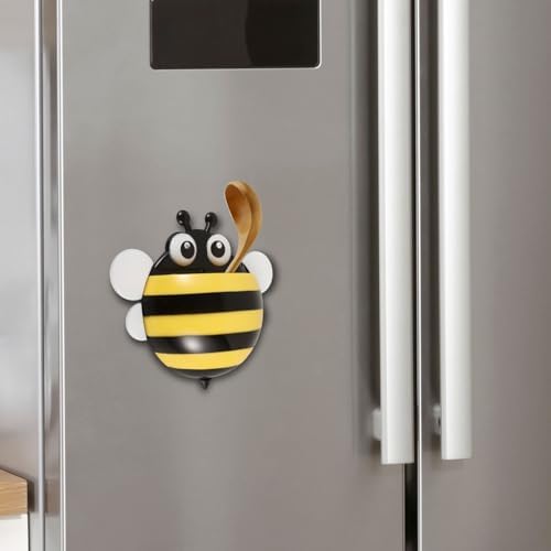 Magnetic Pen Holder Bee Shape Whiteboard Marker Organizer 6.69X6.10X1.88In Desk Storage Box for Office School Supplies - Image 7