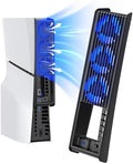 KIWIHOME Cooling Fan for PS5 Slim, Larger 3-Fan with Auto Speed USB3.0 by KIWIHOME