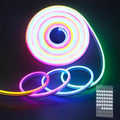 ALITOVE Neon Rope Light WS2811 Addressable LED Strip RGB IC 32.8ft 24V by ALITOVE